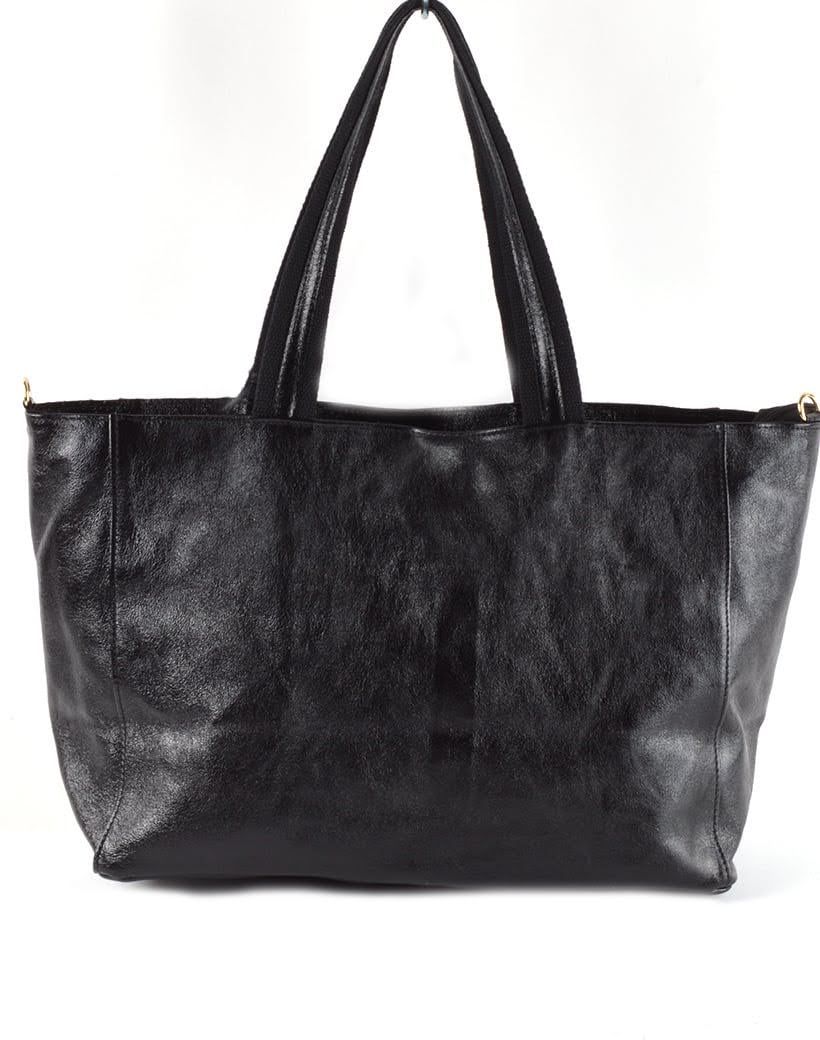 catos black leather backpack purse BG10 TUKskin Kitty MIni dyed pebbled leather Leather Black Shoulder bag Cato